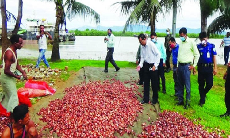 টেকনাফ স্থলবন্দর পরিদর্শনে বাণিজ্য মন্ত্রণালয়ের প্রতিনিধি