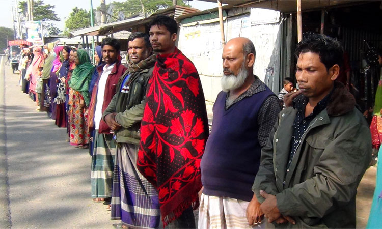 ফরিদপুরে দুলাল হত্যাকাণ্ডের বিচার দাবি 