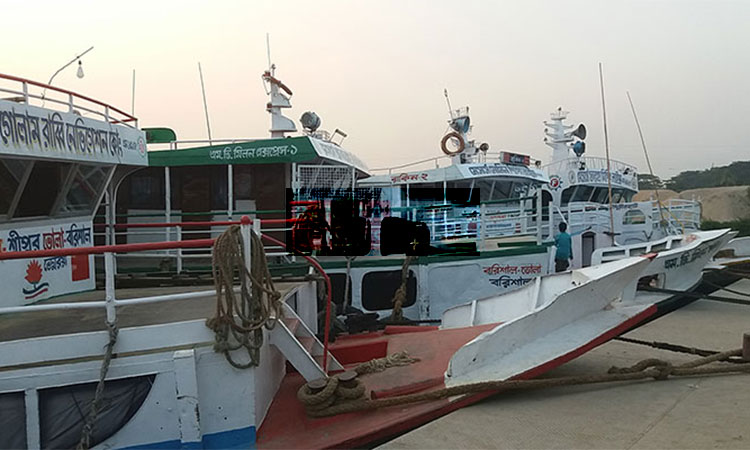 বাংলাবাজার-শিমুলিয়া রুটে লঞ্চ-স্পিডবোট বন্ধ