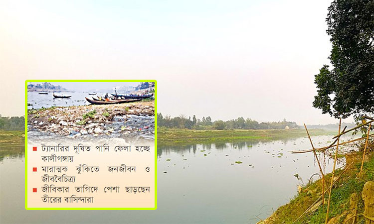 বুড়িগঙ্গা ধলেশ্বরীর পর কালীগঙ্গা