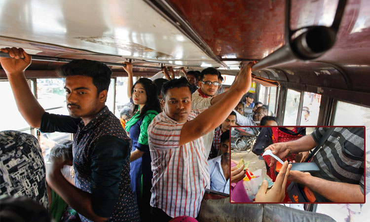 ঢাকায় কাল থেকে ৩০ কোম্পানির বাসে ই-টিকেটিং 