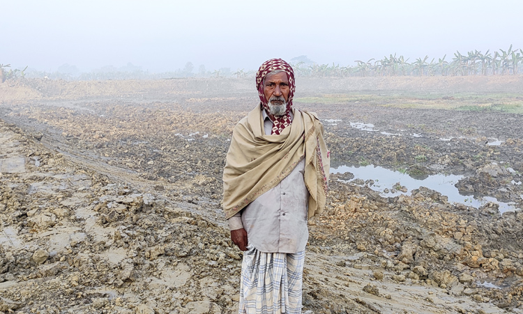 বিকেলে ফসলি জমি, ভোরে পুকুর