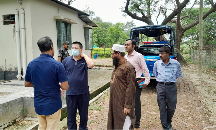 রোহিঙ্গা প্রত্যাবাসন ঘাট ঘুরে দেখলেন চীনা রাষ্ট্রদূত