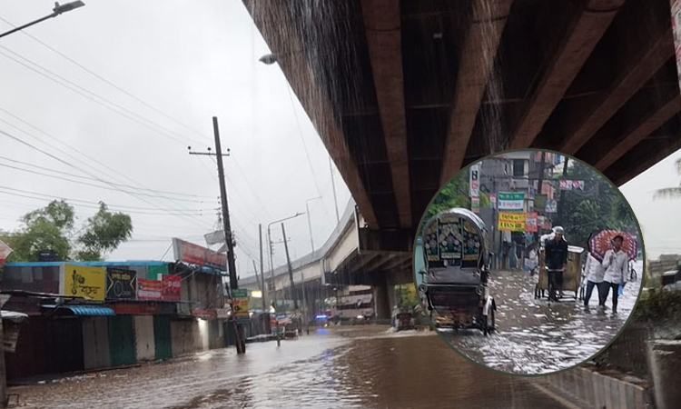 বৃষ্টিতে জলাবদ্ধতা, এইচএসসি পরীক্ষা শুরু ১ ঘণ্টা দেরিতে