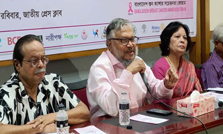 বছরে স্তন ক্যানসারে আক্রান্ত ১৩ হাজার, মারা যায় ৮ হাজার