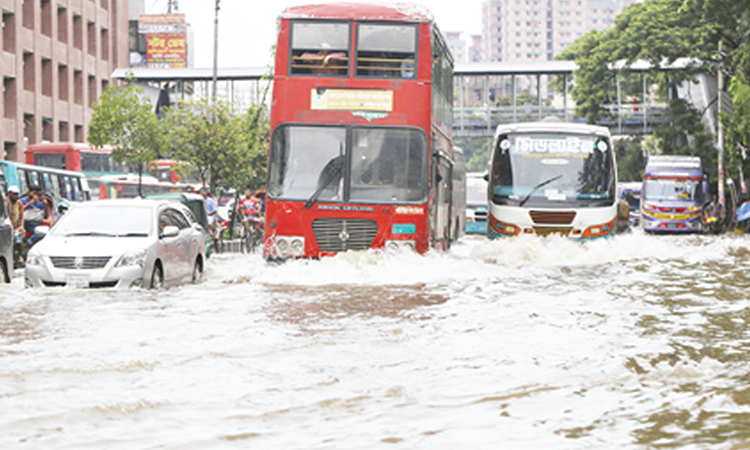 বৃষ্টি হলেই জলে থই থই