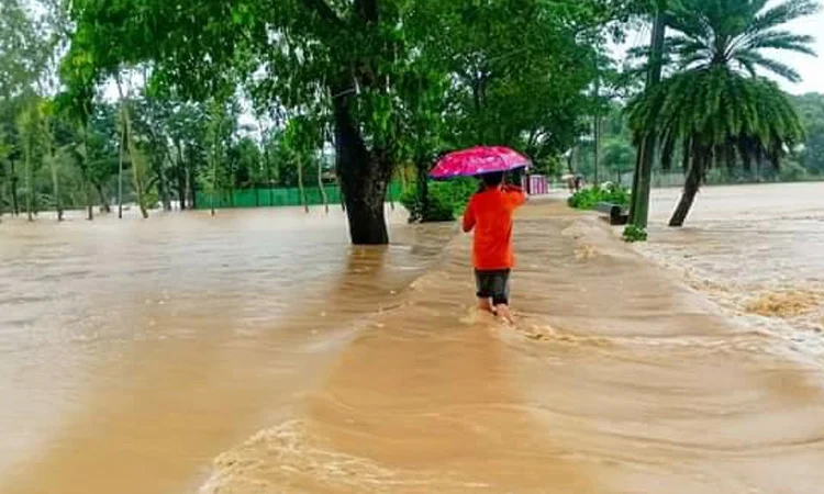 বন্যায় শেরপুর ও ময়মনসিংহে তলিয়ে গেছে ১৬৩ গ্রাম